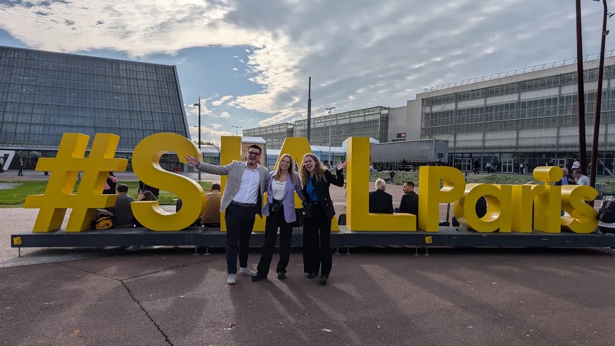 Giovanni with GansGewild team at SIAL Paris